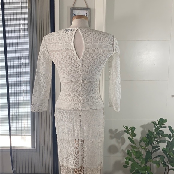 Xs Guess white Lace maxi dress - Picture 7 of 10